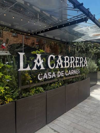 Fachada de La Cabrera Calle 85